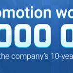 RoboForex broker 10 Year Promotion