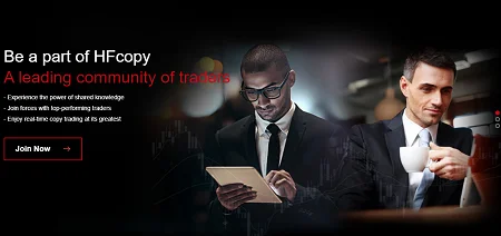 HF Copy Copy trading platform of HotForex