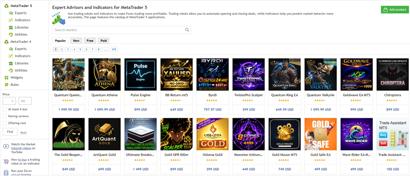 MQL5 Marketplace