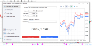New order interface Metatrader 5